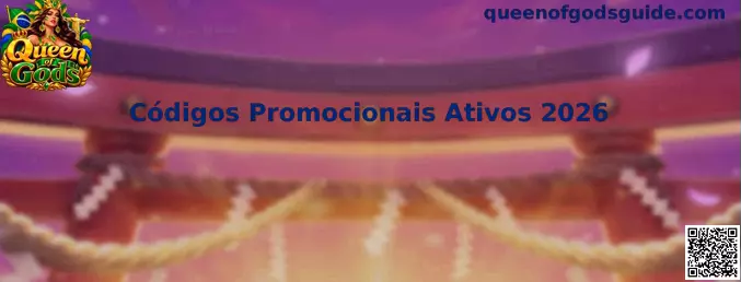 Códigos Promocionais Ativos 2026